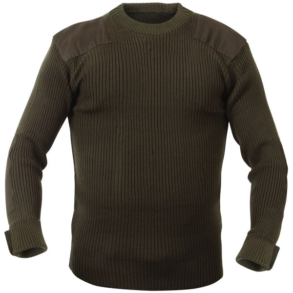 Mens G.I Commando Sweater - Olive Drab | Rothco
