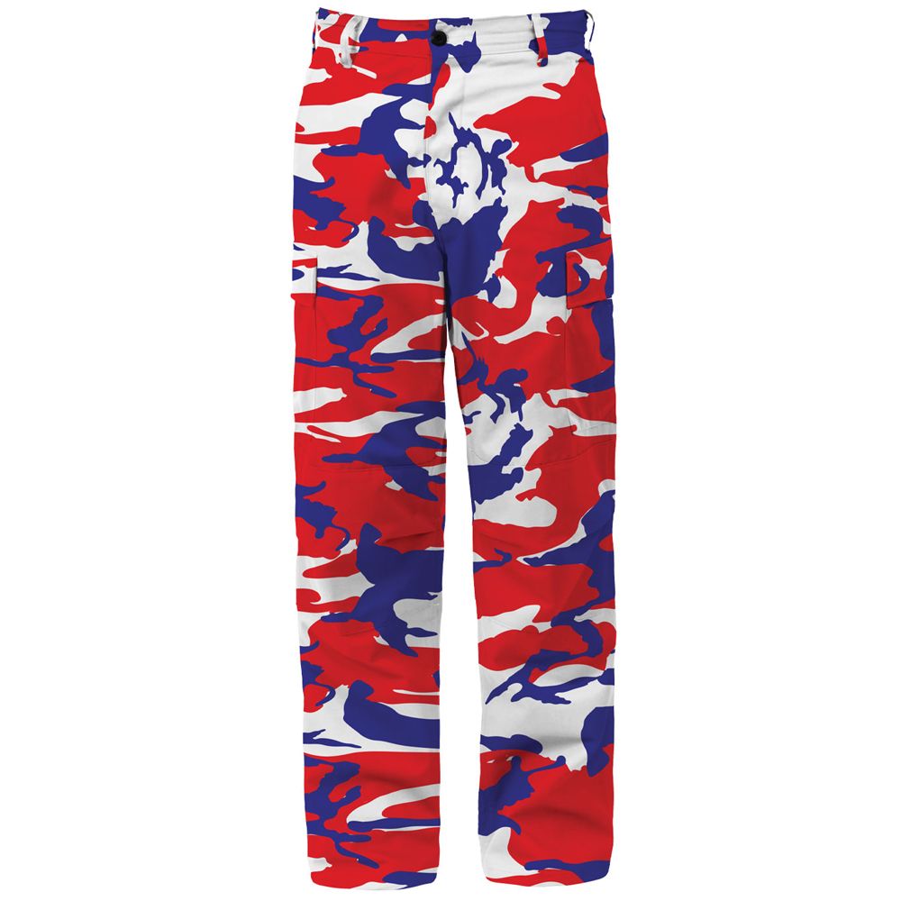 Red/White/Blue Camo BDU Pants | Rothco