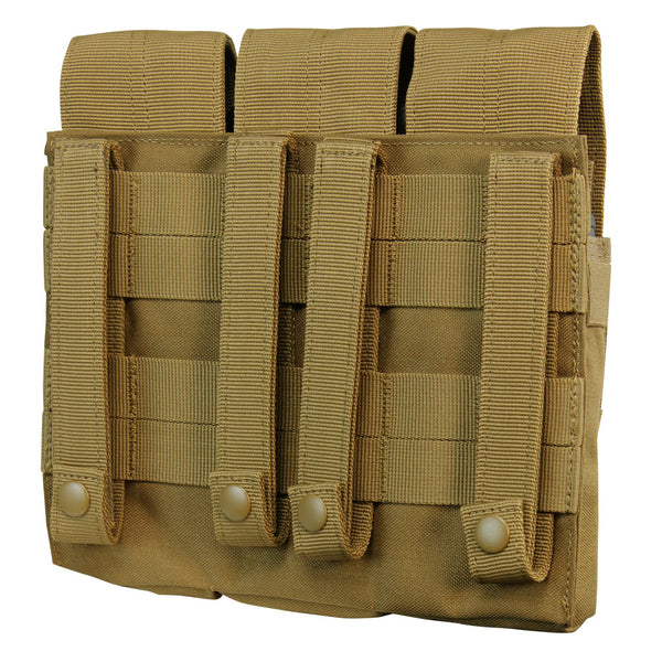 Condor Kangaroo Style Triple AK Mag Pouch – Coyote Brown