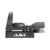 Aim Sports 1X34mm Dual Illuminated Reflex Sight w/ 4 Reticles – Operator Edition