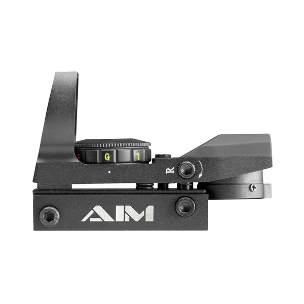 Aim Sports 1X34mm Dual Illuminated Reflex Sight w/ 4 Reticles – Operator Edition | Aim Sport