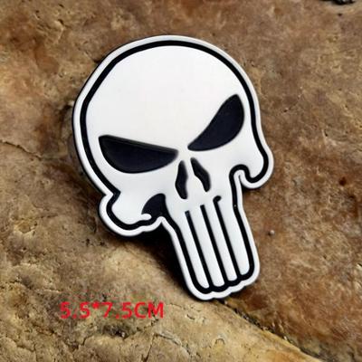 Punisher Skull PVC Velcro Patch | Velcro Patches