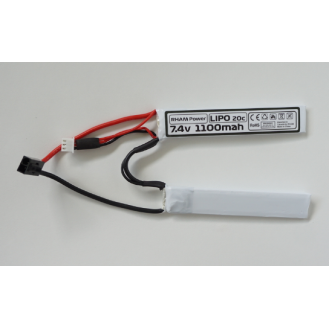RHAM 7.4v Lipo 1100mAh Mini Nunchuck Battery | RHAM