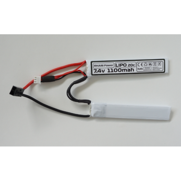 RHAM 7.4v Lipo 1100mAh Mini Nunchuck Battery | RHAM