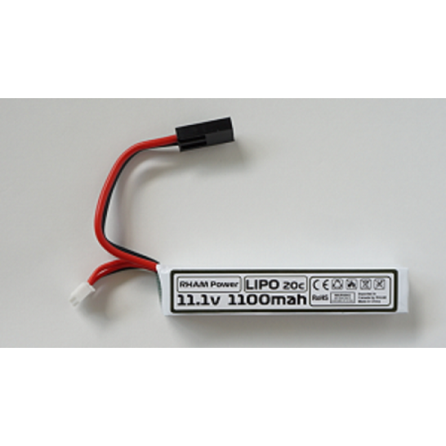 RHAM 11.1v Lipo 1100mAh Mini Stick Battery