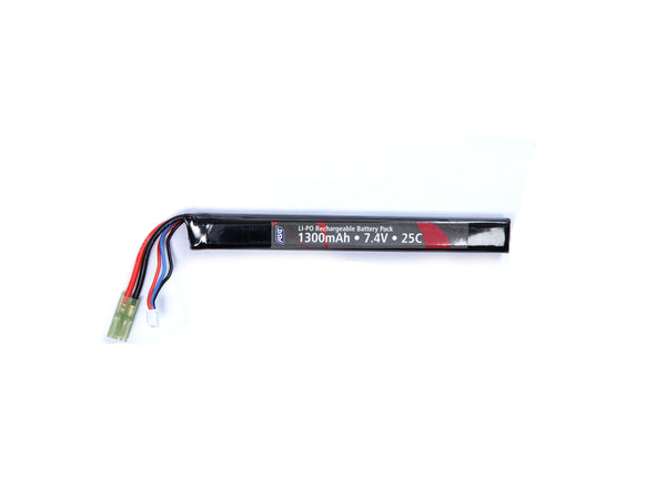 ASG 7.4v 1300mAh 25C Li-Po Stick Battery - Small Tamiya | Action Sport Games