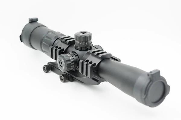 Precision Dynamics 2-7x32 Illuminated Rifle Scope w/ Cantilever Mount