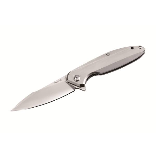 Ruike P128-SF Folding Knife – Silver | Ruike