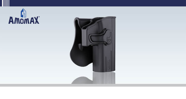 Amomax CZ P07/P09 Paddle Holster - Black | Amomax