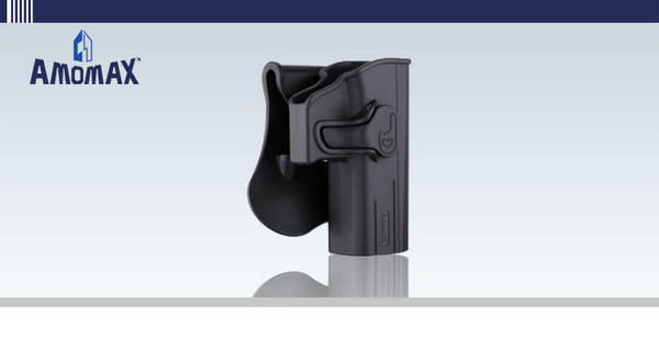 Amomax CZ P07/P09 Paddle Holster - Black | Amomax