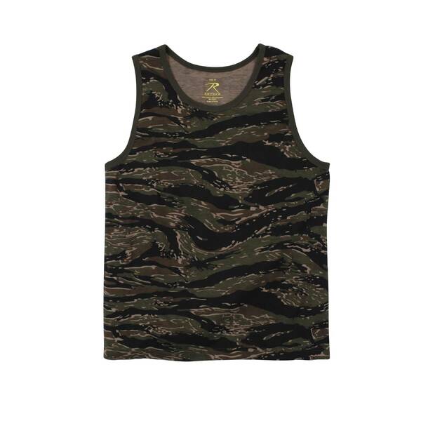 Camo Tank Top – Woodland Tiger Stripe Camo | Rothco