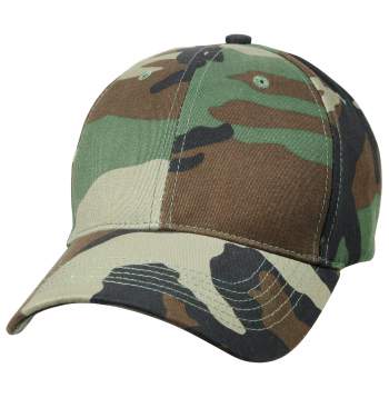 Woodland Camo Low Profile Cap | Rothco