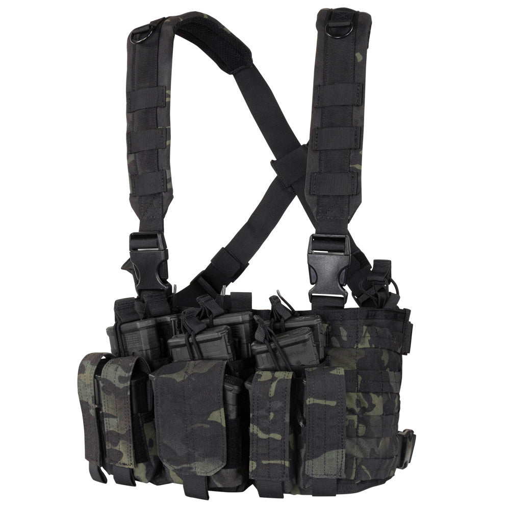Condor Recon Chest Rig – Multicam Black by Condor
