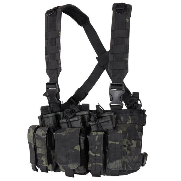 Condor Recon Chest Rig – Multicam Black | Condor