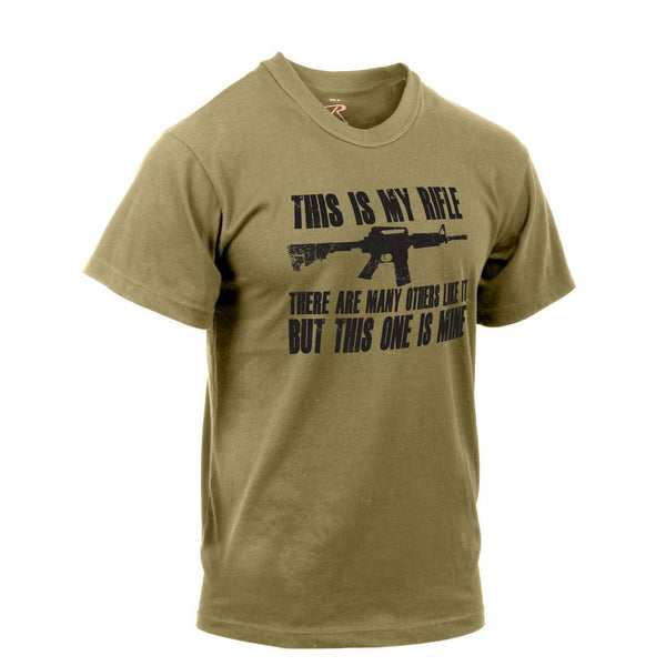 “This Is My Rifle” T-Shirt – Coyote Brown