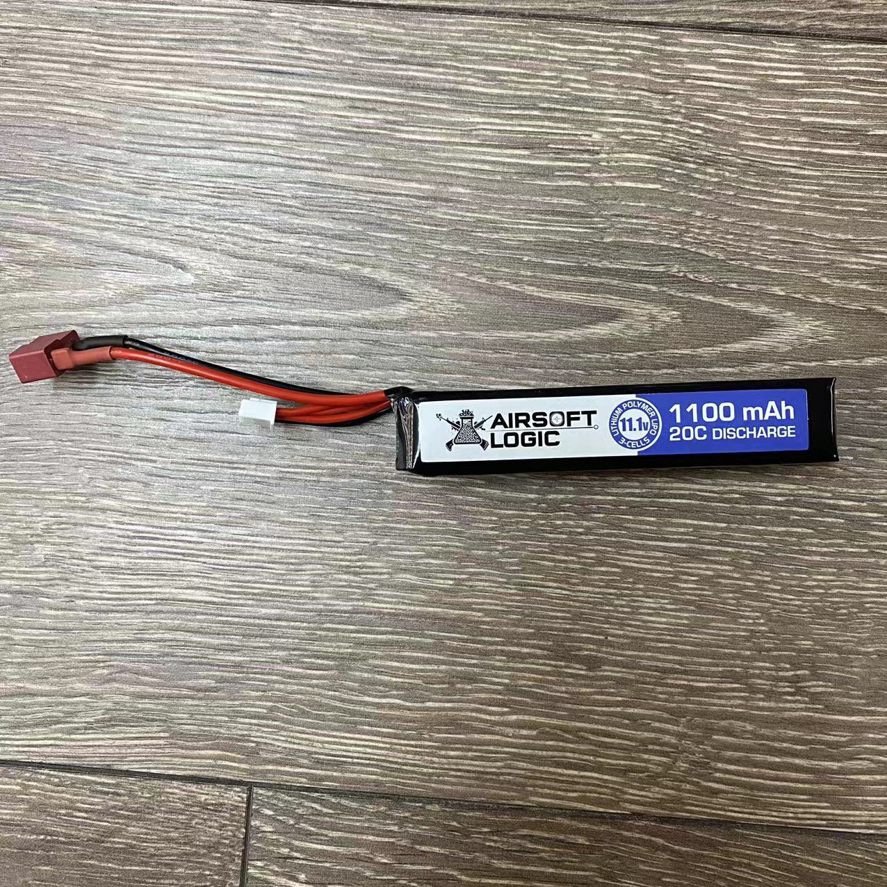 AIRSOFT LOGIC 11.1V Li-po Battery 1100maH (Stick) DEAN CONNECTOR | Airsoft Logic