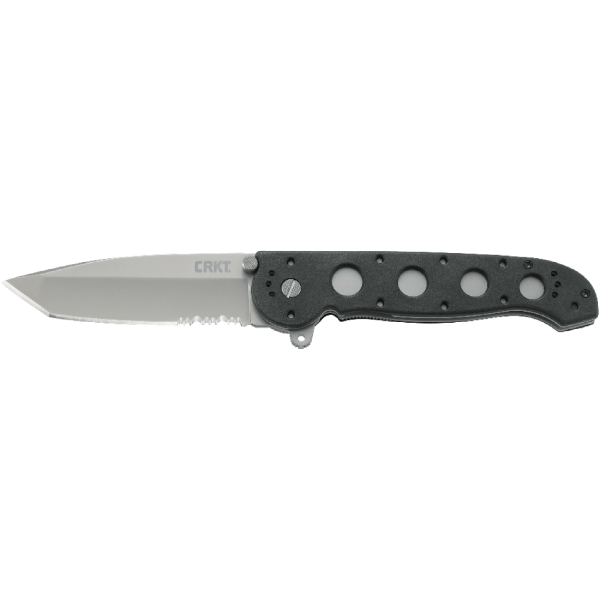 CRKT M16 Big Dog Folding Knife – Bead Blasted Finish w/ Half Serration & Tanto | CRKT