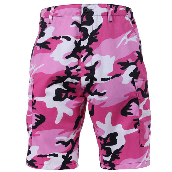 Colored Camo BDU Shorts – Pink Camo | Rothco