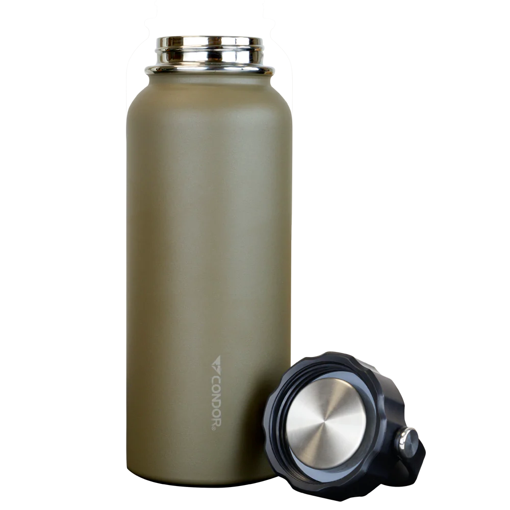 Condor 40oz Vacuum Sealed Thermal Bottle – Dark Earth | Condor