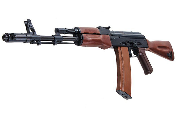 E&L AKS-74N Airsoft AEG Rifle w/ Real Wood Furniture – Wooden Stock