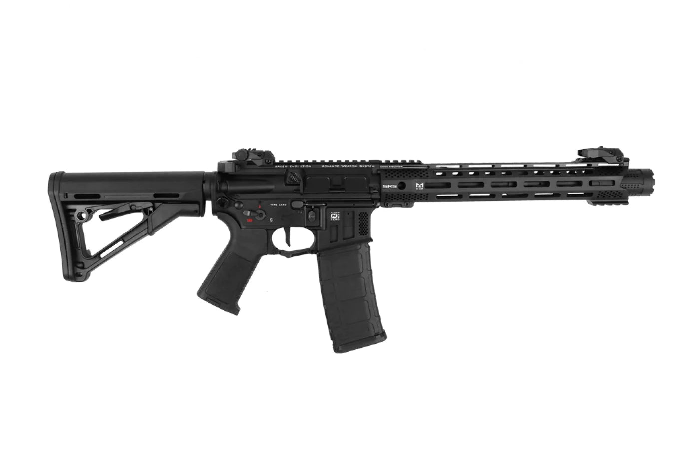 Raven Evolution Elite Type Zero SRS Carbine AEG Airsoft Rifle – Black