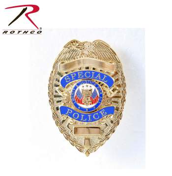 RTC Special Police Badge – Gold | Rothco