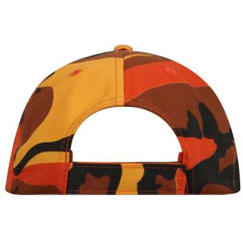 Orange Camo Supreme Low Profile Cap