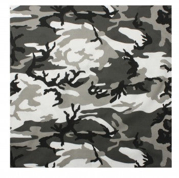 Rothco Color Camo Bandana – 22”x22” City Camo | Rothco