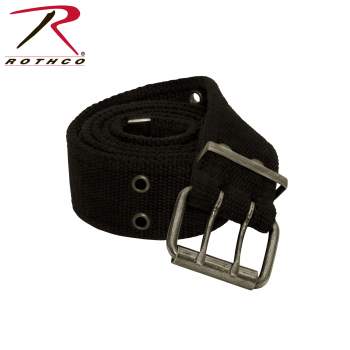 Vintage Style Double Prong Buckle Belt – Black | Rothco