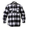 Extra Heavyweight Buffalo Plaid Flannel Shirt – Black & White Plaid | Rothco