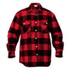 Extra Heavyweight Buffalo Plaid Flannel Shirt – Red Plaid | Rothco