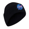 NASA Logo Embroidered Deluxe Beanie – Black