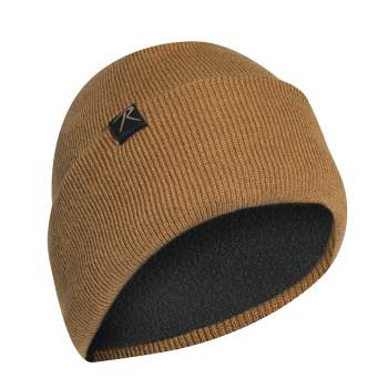Deluxe Fine Knit Fleece-Lined Watch Cap – Brown | Rothco