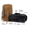 Mossad Tactical Duffle Bag – Black | Rothco
