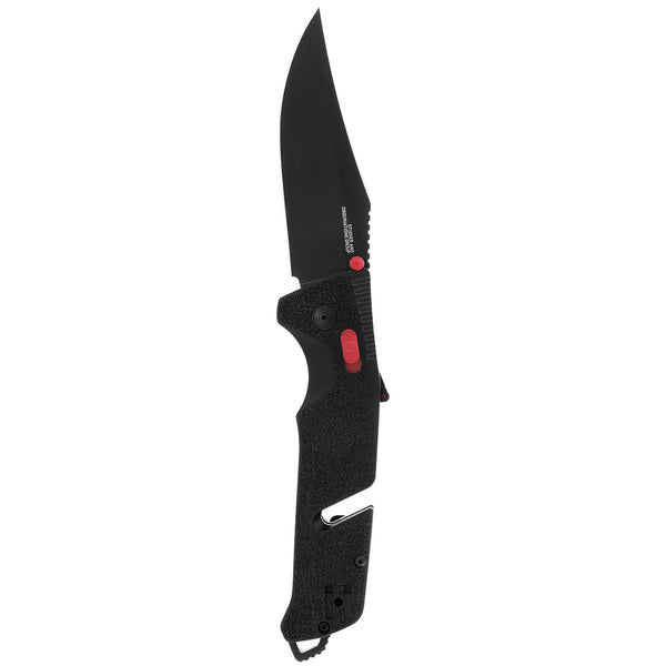 SOG Trident AT Clip Point Folding Knife – Red/Black | SOG Knives