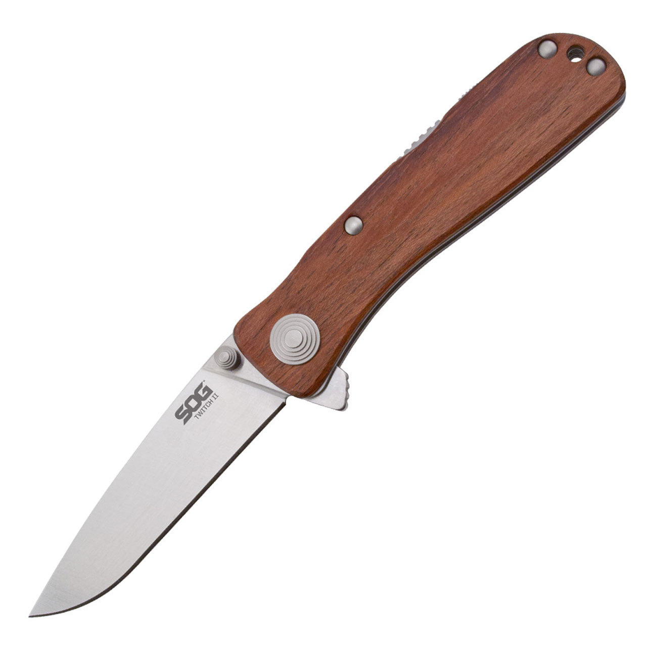 SOG Twitch II Assisted Folding Knife – Wood Handle | SOG Knives
