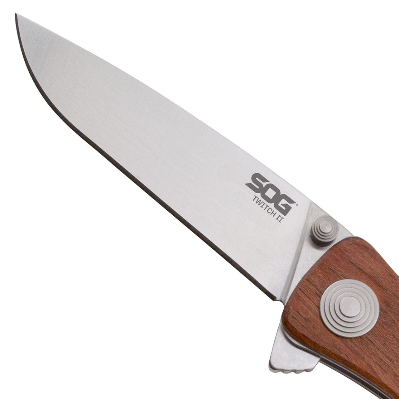 SOG Twitch II Assisted Folding Knife – Wood Handle | SOG Knives