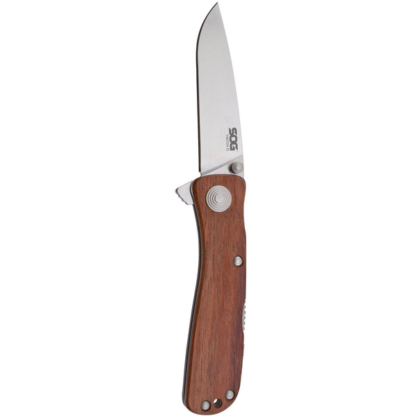 SOG Twitch II Assisted Folding Knife – Wood Handle