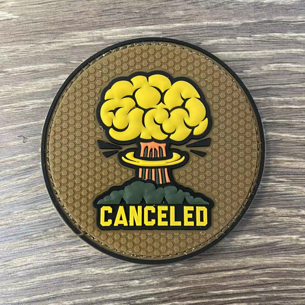 "Canceled" PVC Velcro Patch | Velcro Patches