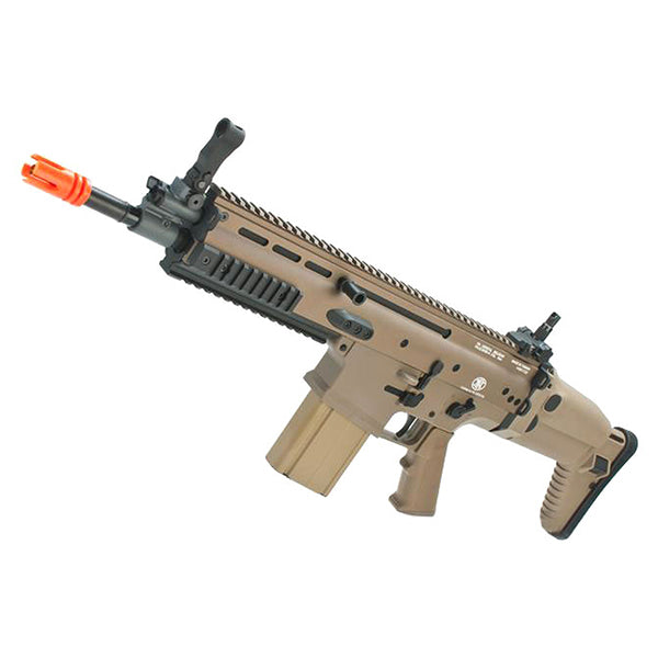 Cybergun FN Licensed Fullmetal SCAR Heavy CQC Airsoft AEG Rifle by VFC – TAN | VFC