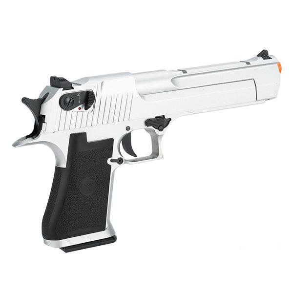 Magnum Research Licensed Desert Eagle .50AE CO2 Metal Airsoft Pistol - Silver | Cyber Gun